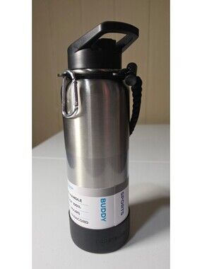 FrostBuddy Stainless Steel Leak-Proof Sports Water Bottle with Paracord Handle